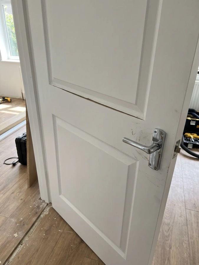 Door not sitting in its frame