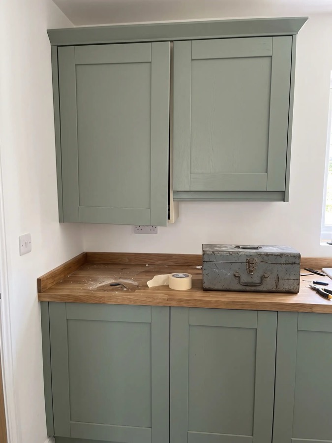 Cabinet door out of line